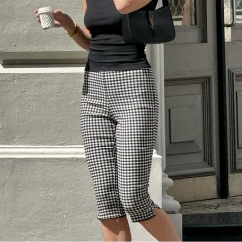 Gingham Capri Pants Y2K vintage